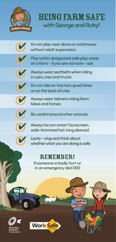 Being Farm Safe infographic